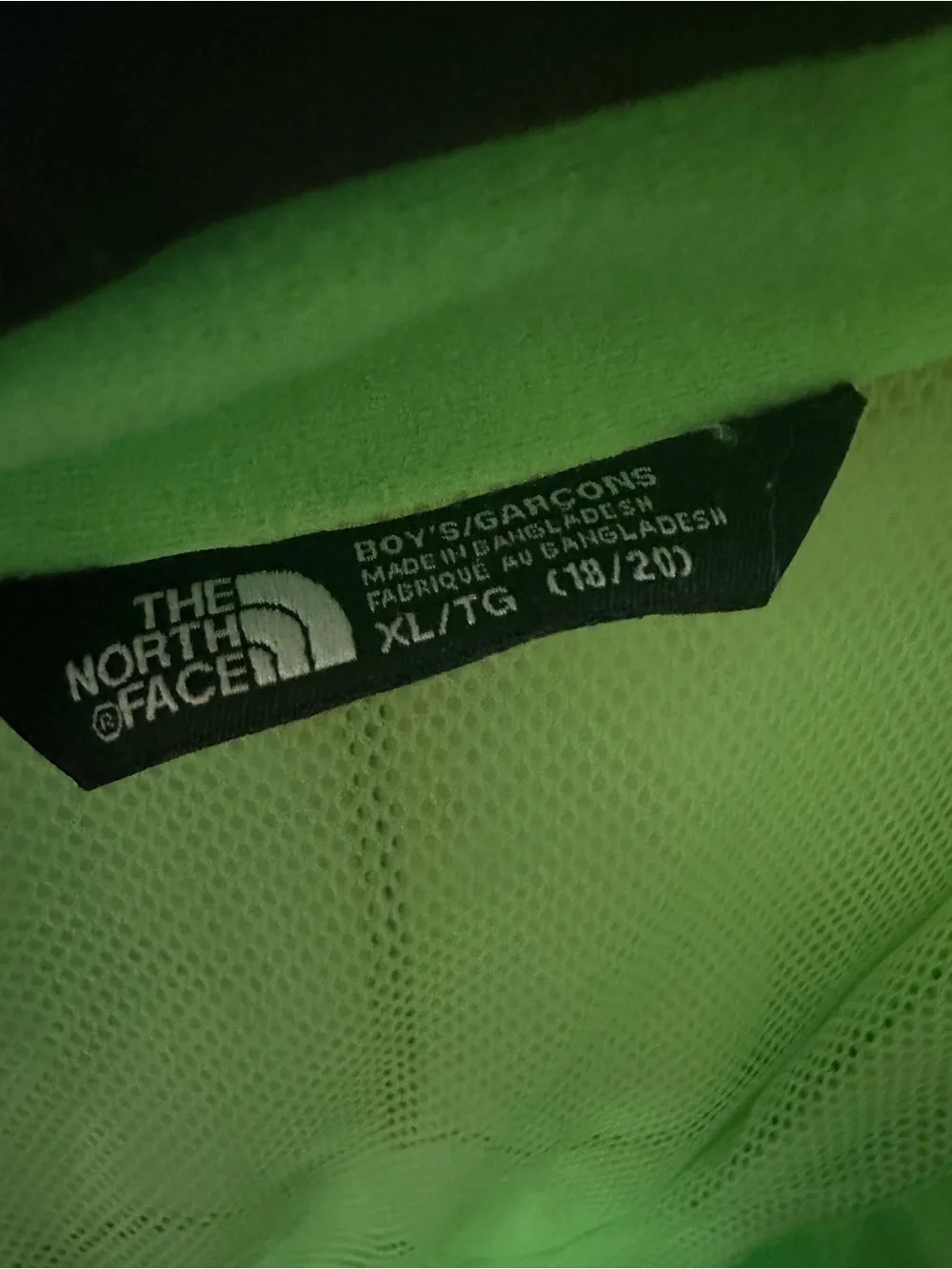 The North Face water resistant